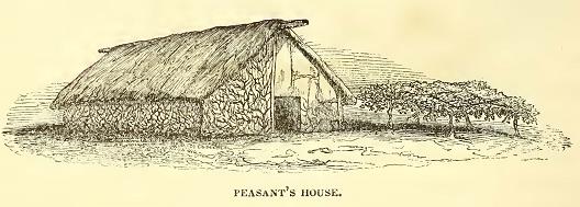 Peasant’s House. Sketched by J. Drayton. Engraved by R. H. Pease.