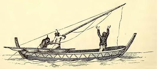 Madeira Boat. Sketched by J. Drayton. Engraved by J. H. Brightly.