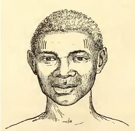 Mina. Negro. Sketched by A. T. Agate. Engraved by J. H. Brightly.