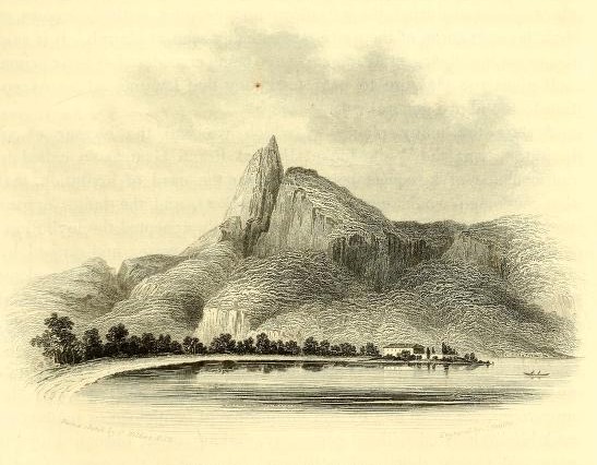 Corcovado. Rio Janeiro. Sketched by C. Wilkes. U. S. N. Engraved by Smillie and Hinchelwood.