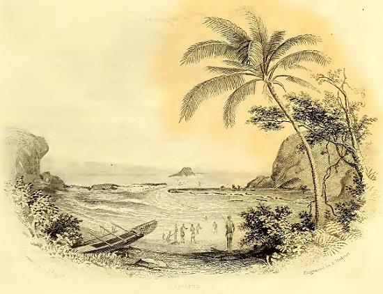 Apolima. Drawn by A. T. Agate. Engraved by E. Hobart