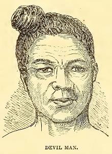 Devil Man. Sketched by A. T. Agate. Engraved by R. S. Gilbert