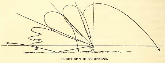 Flight of the Boomereng.  Sketched by J. Drayton. Engraved by R. S. Gilbert