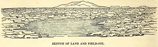 Land and Field-Ice  Sketched by C. Wilkes, U. S. N. Engraved by J. J. Butler