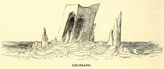 Ice-Island. Sketched by G. M. Totten, U. S. N. Engraved by B. F. Childs