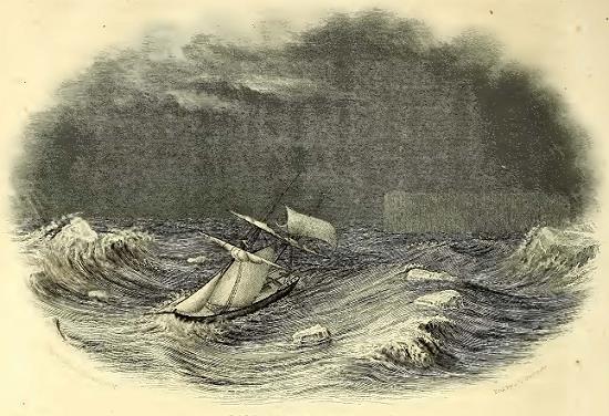 Porpoise in a Gale. Sketched by G. M . Totten, U. S. N. Engraved by N. Girabrede