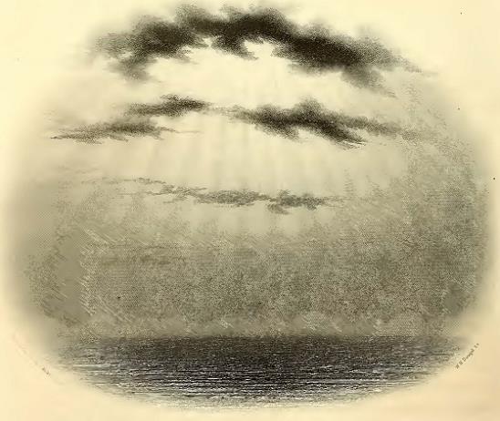 Aurora Australis. Sketched by C. Wilkes, U. S. N. Engraved by W. H. Dougal
