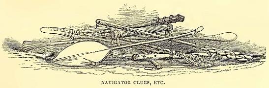 Navigator Clubs, &c. Sketched by A. T. Agate.Engraved by J. H. Brightly