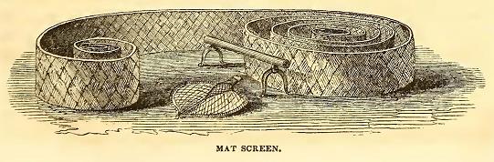 Mat-Screen. Sketched by J. Drayton. Engraved by J. J. Butler.