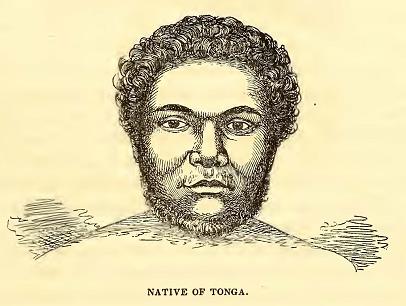 Native of Tonga. Sketched by A. T. Agate. Engraved by R. S. Gilbert.