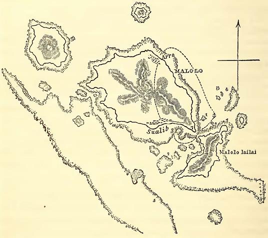 Diagram, Malolo. Drawn by F. D. Stuart. Engraved by J. J. Butler.