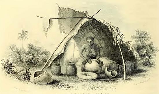 Feejee Pottery. Sketched by A. T. Agate. Engraved by Sherman and Smith.