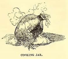 Cooking-Jars. Sketched by A. T. Agate. Engraved by R. H. Pease.