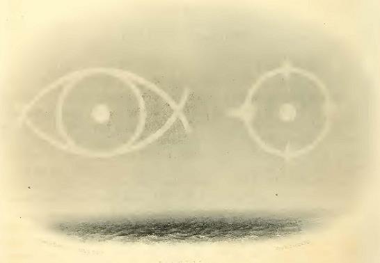 Parhelia. Sketched by C. Wilkes, U. S. N. Engraved by Wm. H. Dougal.