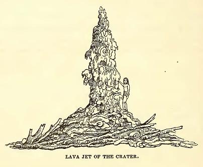 Lava Jet. Drawn by J. Drayton. Engraved by R. S. Gilbert.