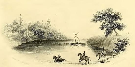 Chickeeles Fishery. Sketched by C. Wilkes, U. S. N. Engraved by T. House.