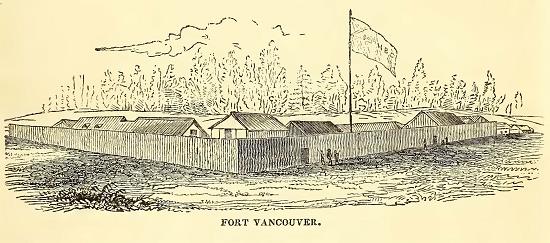 Fort Vancouver. Drawn by A. T. Agate. Engraved by J. J. Butler.