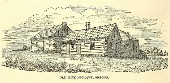 Mission House. Drawn by A. T. Agate. Engraved by R. S. Gilbert.