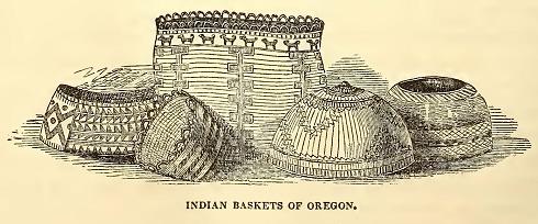 Indian Baskets. From the Collection. Engraved by J. H. Manning.