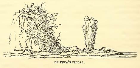 De Fuca's Pillar. Drawn by C. Wilkes, U. S. N. Engraved by R. S. Gilbert.